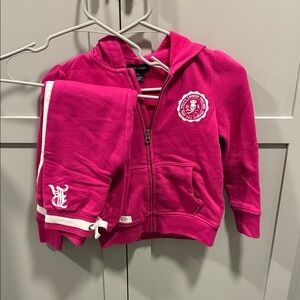 Ralph Lauren Fuchsia Hoodie and Joggers Set